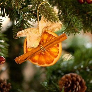Decor pentru Crăciun din portocale